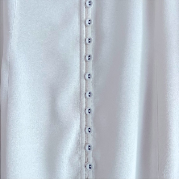 Privacy Please Lomax White Button Down MIDI Dress Size M - Picture 5 of 5